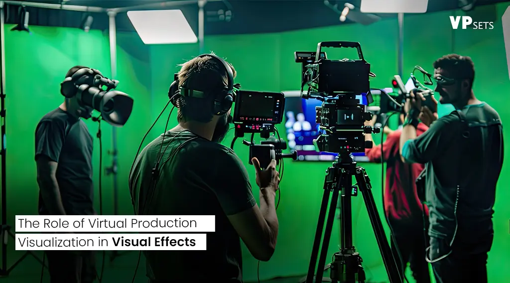 Virtual production visualization enhancing visual effects in film industry.